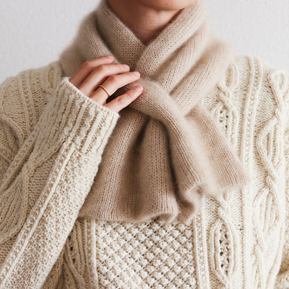 Kit de tricot - Double Knit Scarf par HELLO, HYGGE LIFE
