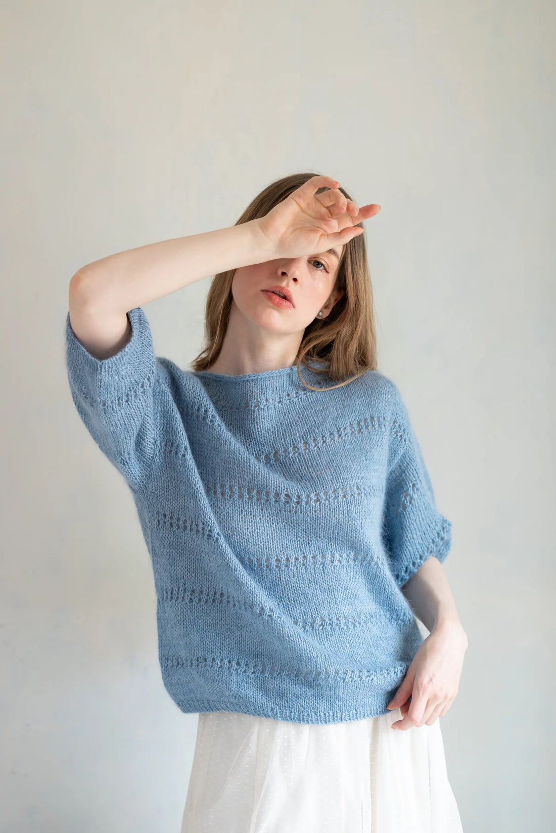 Kit de tricot - Inès Blouse par MAJO GARN