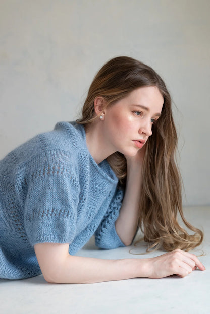 Kit de tricot - Inès Blouse par MAJO GARN