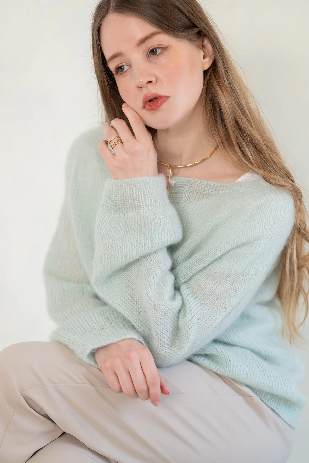 Kit de tricot - Ludivine Cardigan par Majo Garn (patron gratuit)
