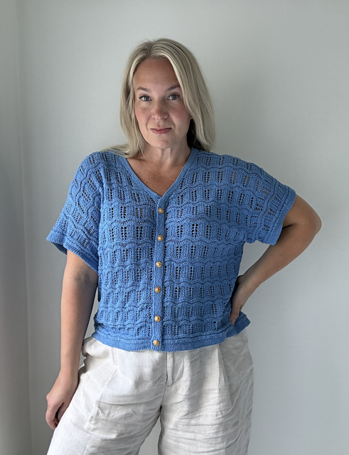 Kit de tricot - Day Dancer Tee par Paula Narkiniemi