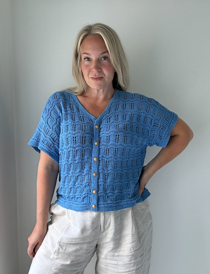 Kit de tricot - Day Dancer Tee par Paula Narkiniemi