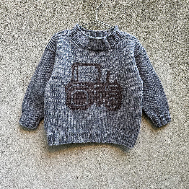 Kit de tricot - Tractor Sweater par Knitting For Olive