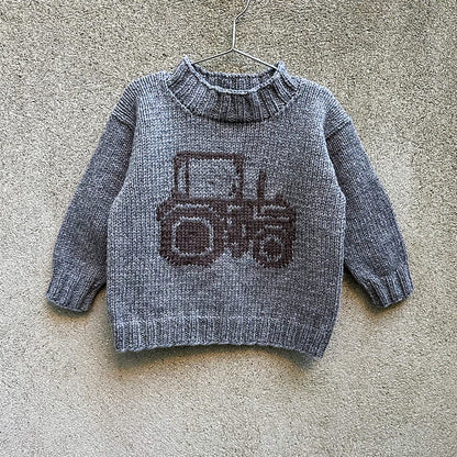 Kit de tricot - Tractor Sweater par Knitting For Olive