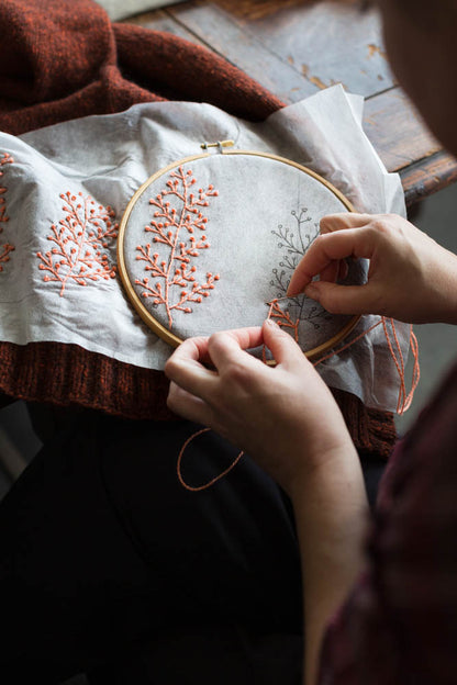Embroidery on Knits - Livre tricot anglais