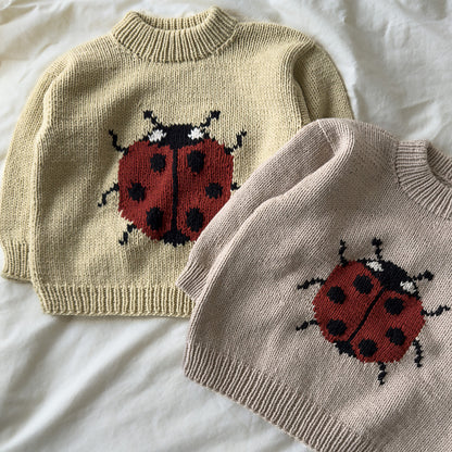 Kit de tricot - Ladybug Sweater par Knitting For Olive