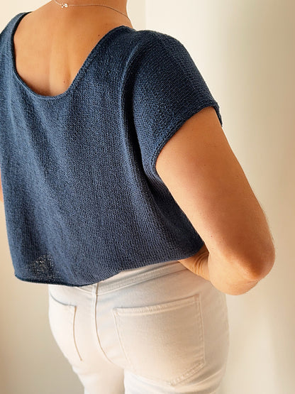 Kit de tricot - Drop Cut Tee Lite par Caidree