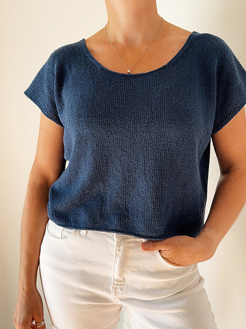 Kit de tricot - Drop Cut Tee Lite par Caidree
