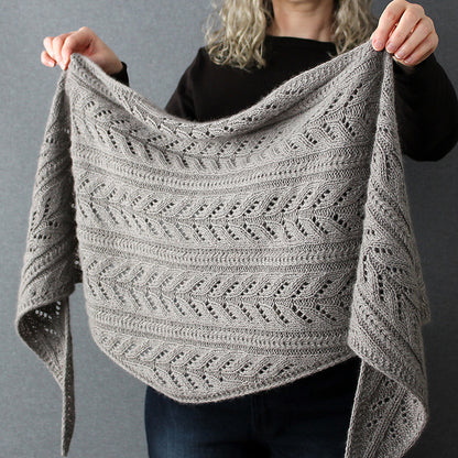 Kit de tricot - Fern Field Wrap par Lisa Hannes
