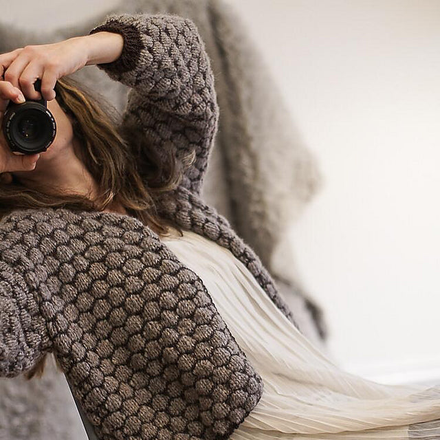 Kit de tricot - Bubbalo Cardigan in Puno par Sus Gepard