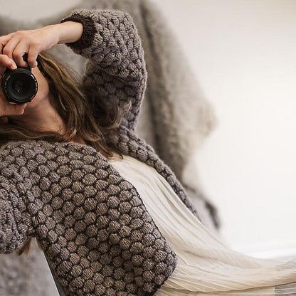 Kit de tricot - Bubbalo Cardigan in Puno par Sus Gepard