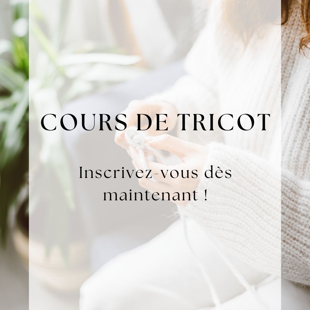 Cours de tricot - Projet Personnel