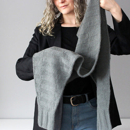 Kit de tricot - Grass Fields Scarf par Lisa Hannes