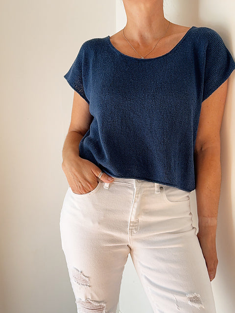 Kit de tricot - Drop Cut Tee Lite par Caidree