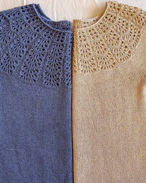 Kit de tricot - Waffle Tee par The Knit Purl Girl