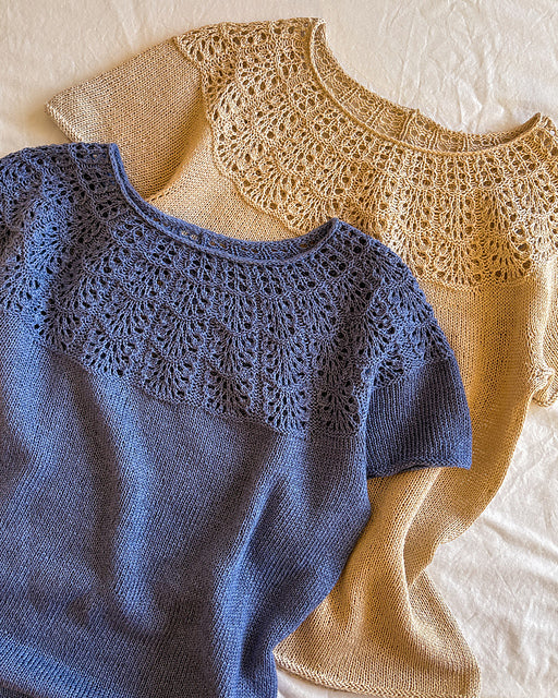 Kit de tricot - Waffle Tee par The Knit Purl Girl