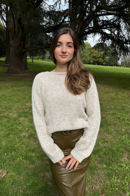 Kit de tricot - Pull Ludivine par Majo Garn (patron gratuit)