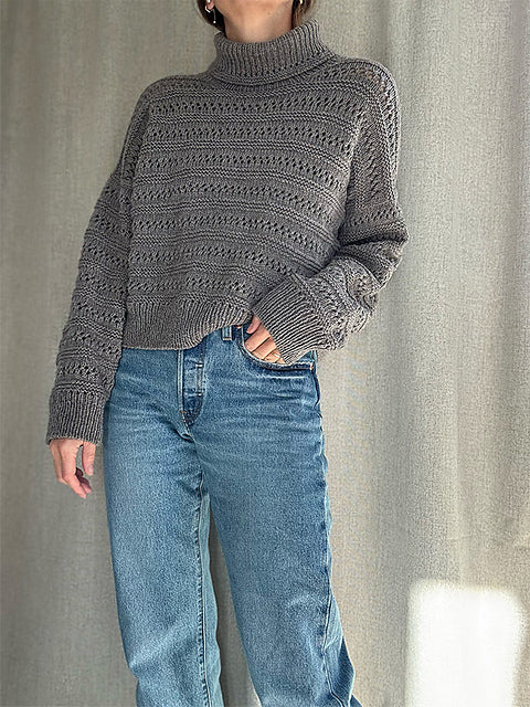 Kit de tricot - Lacey Loop Rollneck par Other Loops_