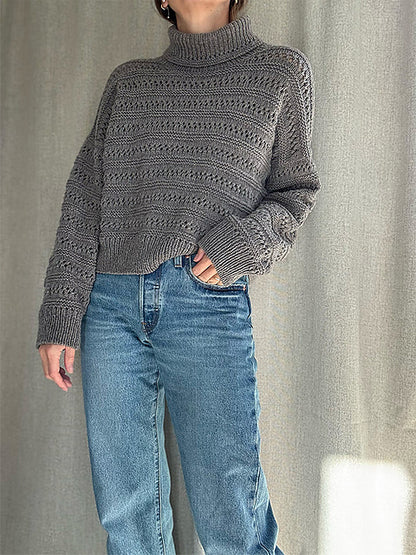 Kit de tricot - Lacey Loop Rollneck par Other Loops_