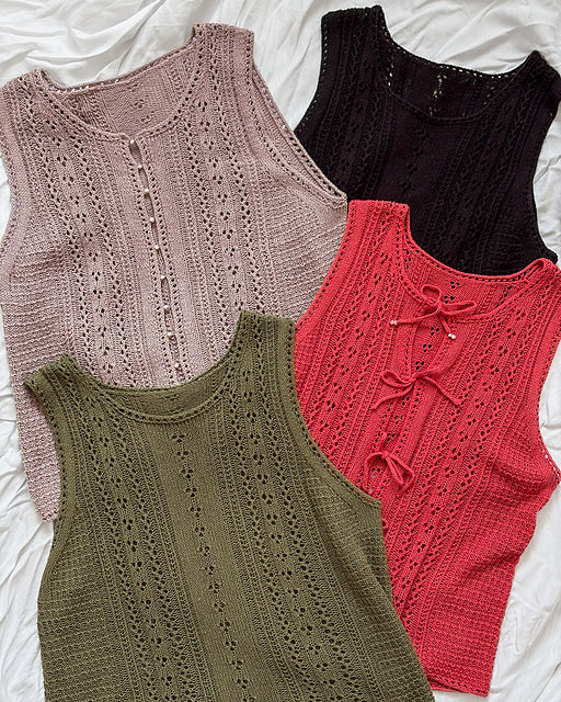 Kit de tricot - Isabel Top par The Knit Purl Girl