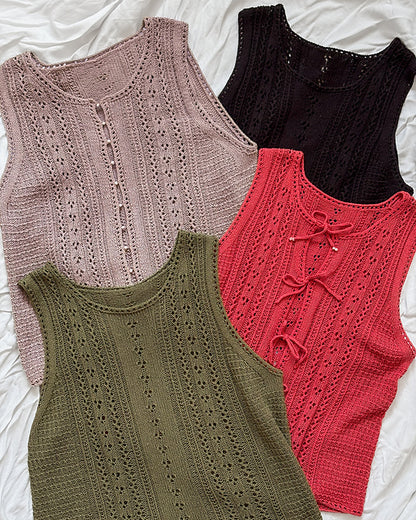 Kit de tricot - Isabel Top par The Knit Purl Girl