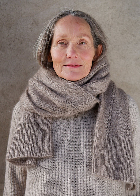 Kit de tricot - Fern Scarf par Knitting For Olive