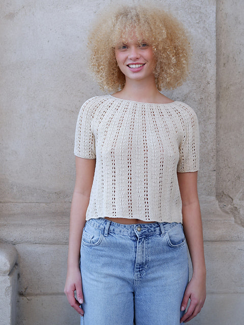 Kit de tricot - Fern Tee par Knitting For Olive
