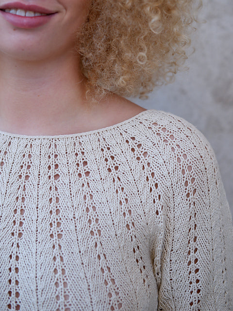Kit de tricot - Fern Tee par Knitting For Olive