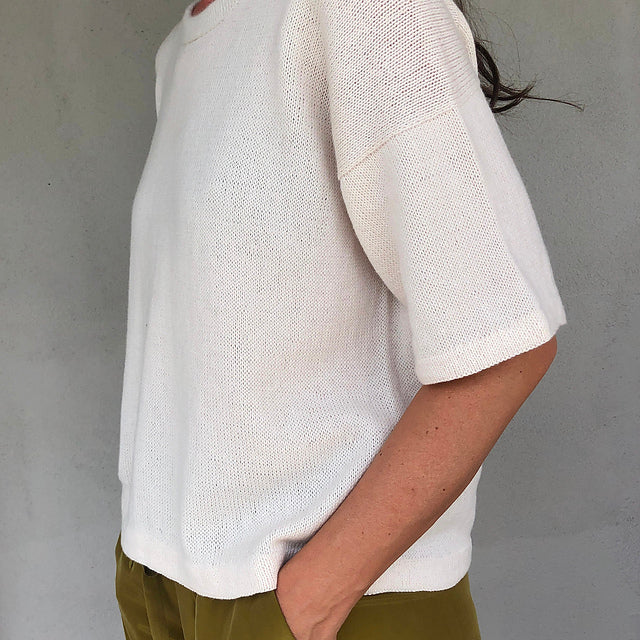 Kit de tricot - Super Basic Tee par ohwhata knit