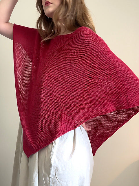 Kit de tricot - Faye Poncho par Helene Beba
