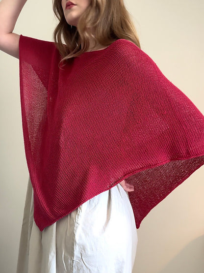 Kit de tricot - Faye Poncho par Helene Beba