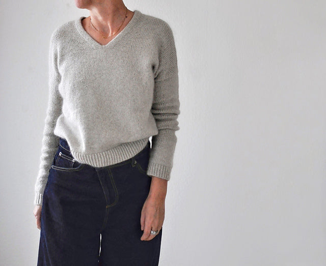 Kit de tricot - SiMPLE Vneck par ANKESTRiCK