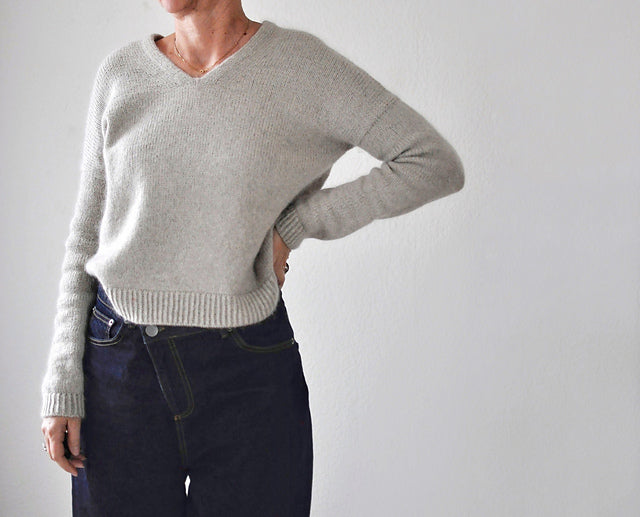 Kit de tricot - SiMPLE Vneck par ANKESTRiCK