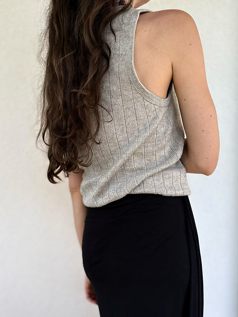 Kit de tricot - Pinstripe Tank Top par ohwhata knit