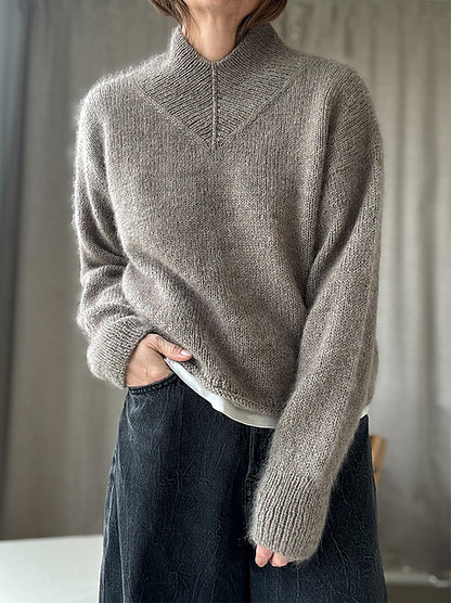 Kit de tricot - High V Loop Sweater par Other Loops_