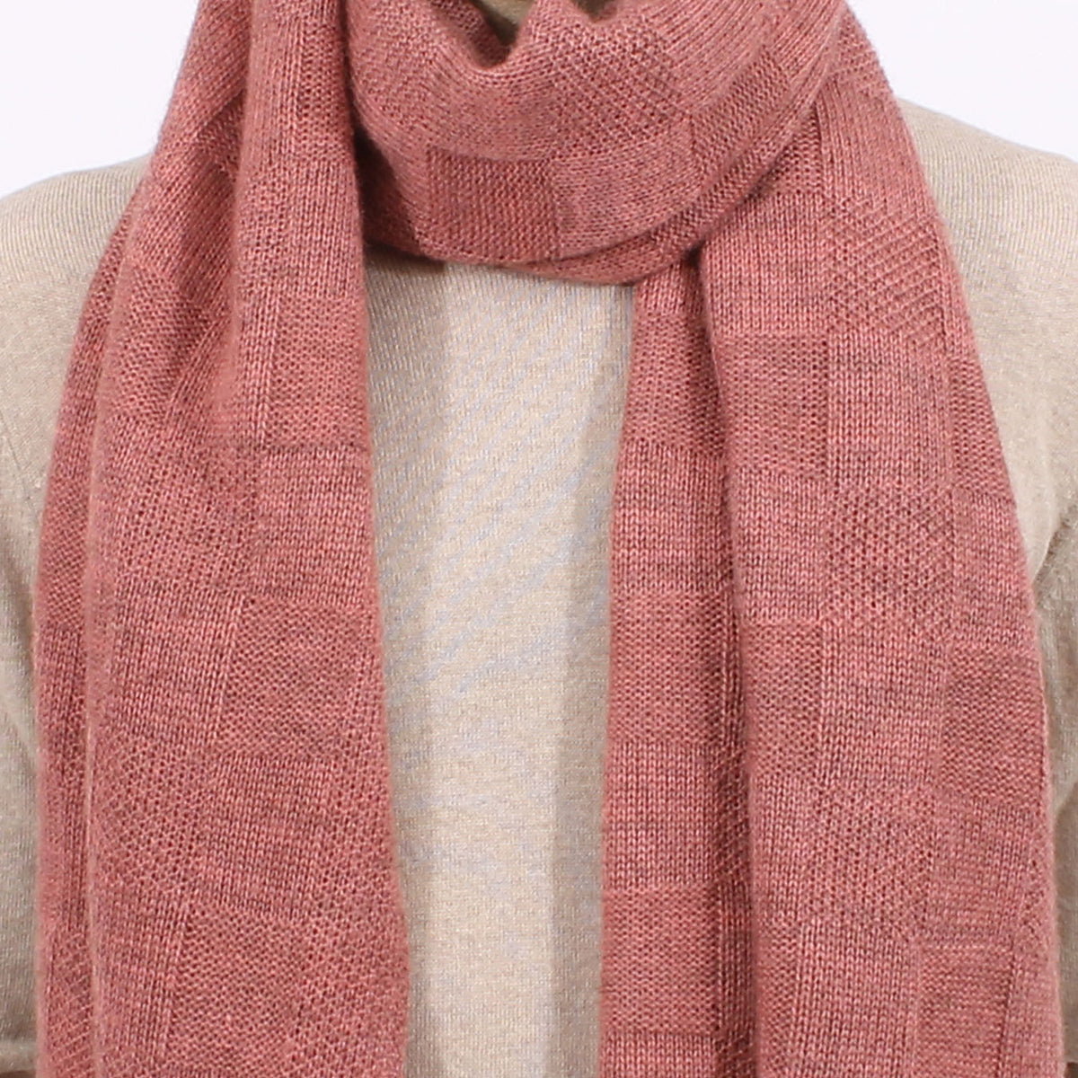 Kit de tricot - Julien Classic Wool Scarf par Steve Rousseau Version 3.50mm