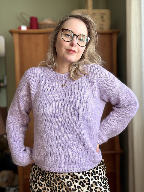 Kit de tricot - Hyacinth Sweater par Tricot Meringue