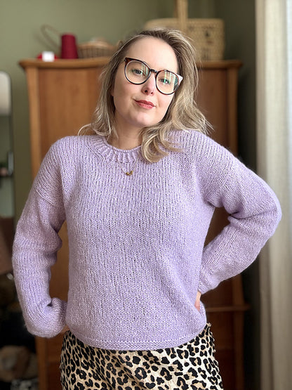 Kit de tricot - Hyacinth Sweater par Tricot Meringue