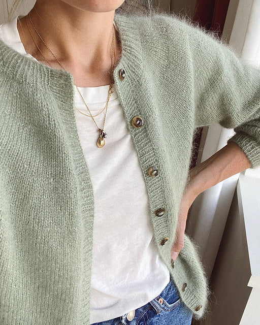 Kit de tricot - Novice Cardigan - Mohair Edition par PetiteKnit
