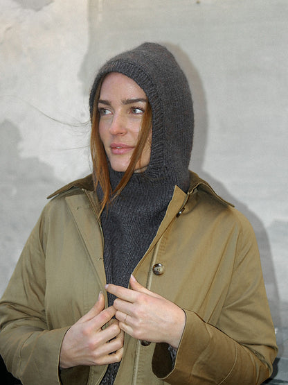 Kit de tricot - Winter Hood par Knitting For Olive
