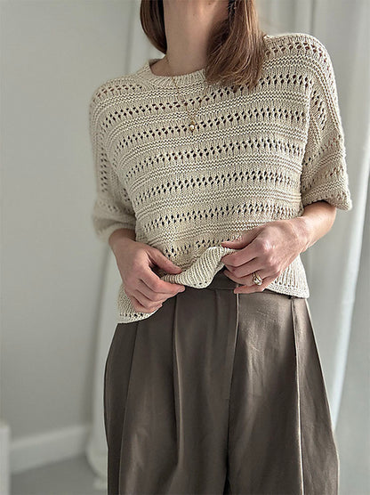 Kit de tricot - Lacey Loop Tee par Other Loops_