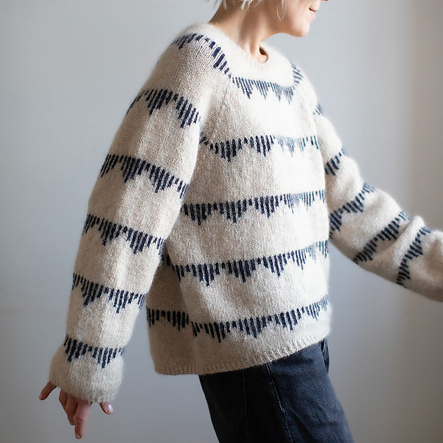 Kit de tricot - Lash Lash Sweater par Anne Ventzel