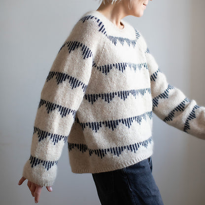 Kit de tricot - Lash Lash Sweater par Anne Ventzel