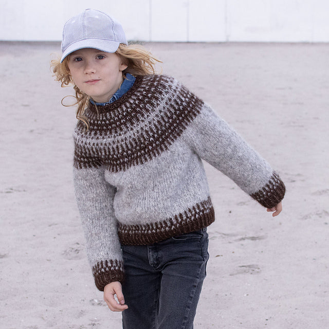 Kit de tricot - Badger Sweater par Anne Ventzel