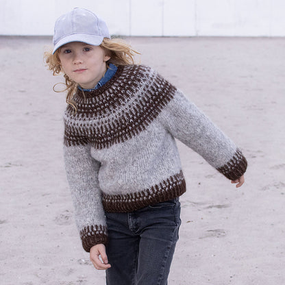 Kit de tricot - Badger Sweater par Anne Ventzel