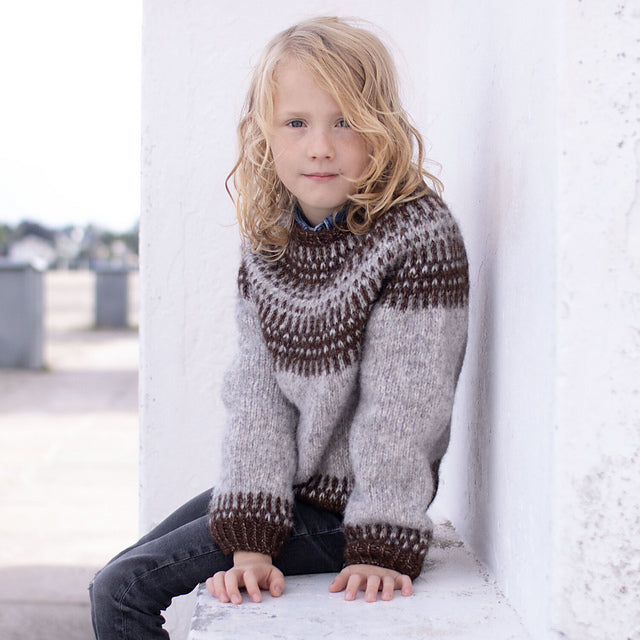 Kit de tricot - Badger Sweater par Anne Ventzel