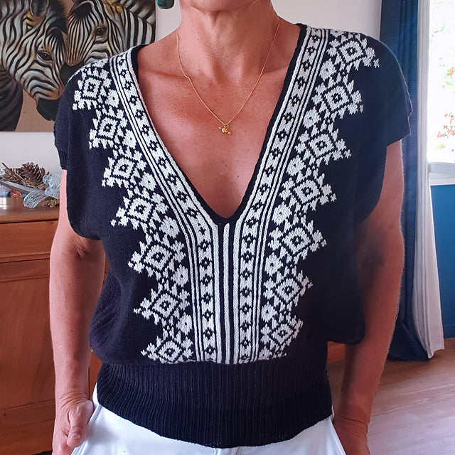 Kit de tricot - San céri top par Soligreen design