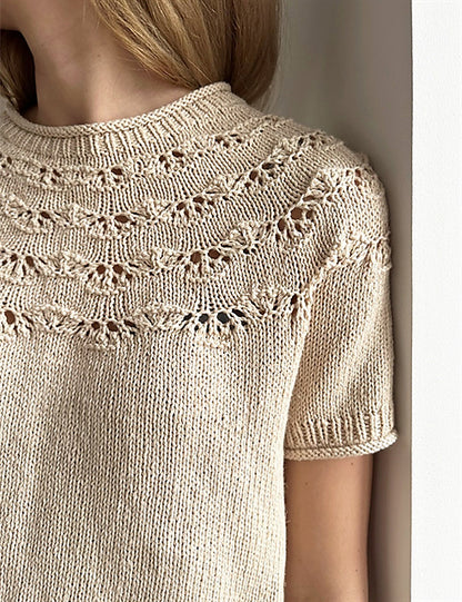 Kit de tricot - Noomi Tee par LE KNIT / Lene Holme Samsøe