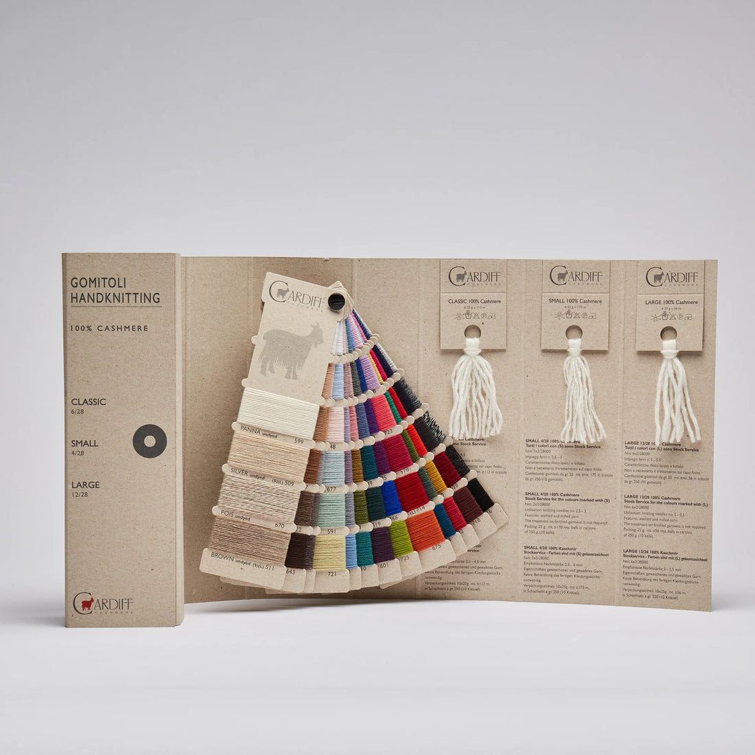 CARDIFF CASHMERE &quot;CLASSIC&quot; SHADE CARD