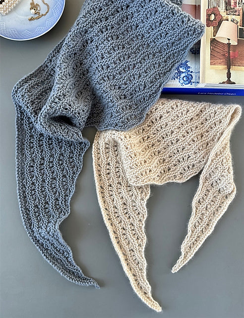 Kit de tricot - Peacock Scarf par LE KNIT / Lene Holme Samsøe
